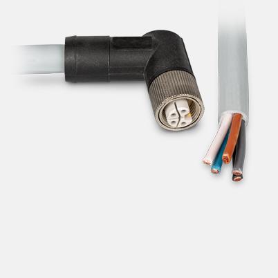 Produit Câble d'alimentation IDX M12 Femelle 90° Image